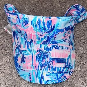 Lilly Pulitzer It's A Match Visor Ravello Blue